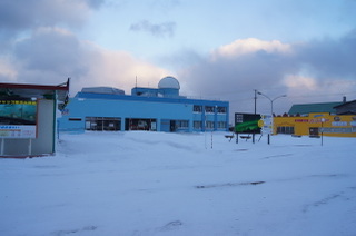 閉館中のオホーツク流氷水族館