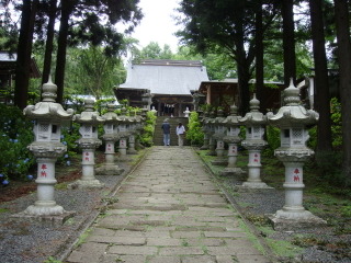 天台寺の参道