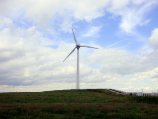 稲庭高原風力発電所の風車