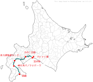 GPSログによる北海道ツーリングルート