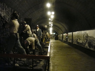 石炭資料館の内部